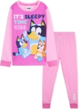 Bluey Girls Long Pyjama Set, Comfy Breathable Loungewear – Gifts for Girls