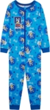 Bluey Jersey Onesie for Girls, Soft Cosy Loungewear Kids Sleepsuit All in One Nightwear One Piece Pyjamas