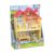 Bluey Mini Home Playset Compact House Playset With Carry Handle Three Different Rooms, Includes Figure With 5 Play Pieces