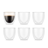 Bodum Double 80ml Espresso Cups Pack of 6 PAVINA