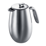 Bodum Double-Wall French Press, 1L, Matte Stainless Steel