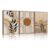 Boho Framed Canvas Wall Art Prints, Set of 3