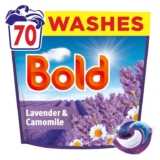 Bold Washing Liquid Pods Lavender & Camomile 70 washes 1379g – Instore Walsall