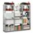 Bookcase 11 Cube Storage Unit, Bookshelf Cube Storage, Closet for Family Study, DIY Storage Shelves Multi-Use Cube Storage Organizer for Books, Storage Boxes, Clothes, Crochet Yarn, Toys
