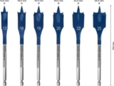 Bosch 6X Expert Self Cut Speed Spade Drill Bit Set