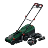 Bosch ROTAK18V-32 18V Brushless Lawnmower, 1x 4.0Ah Battery & Charger Free Grass Trimmer