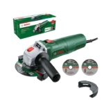 Bosch Small Angle Grinder UniversalGrind 750-115 (750 W 3X Straight Cutting Discs for Grinding, Cutting, Brushing and Sanding in Carton