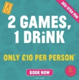 Bowling 2 Games 1 Drink