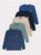 Boys Chest Pocket Long Sleeve Tops 5 Pack, Sizes 3-16 Years 10% Off with George Points Free C&C