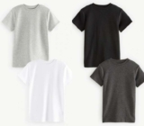 Boys Grey/White Thermal Short Sleeve T-Shirts 2 Pack, 2-6yrs ( 7-16 yrs £5.50 to £8) / Black/Charcoal Grey 2 Pack- free click and collect