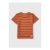 Boys Orange Textured Stripe T-Shirt (1-7yrs)