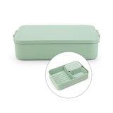 Brabantia Make & Take Bento Lunch Box, 2L, Jade Green