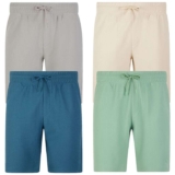 Bradstone Textured Jacquard Weave Cotton Rich Jogger Shorts With Code (4 Colours Available) – Size S-2XL