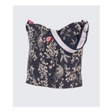 Brakeburn Navy Tiger Hobo Bag