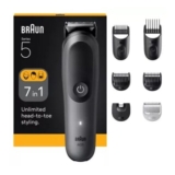 Braun All-in-One Kit Series 5, 7in1 Grooming, Sharp Blade, Body Trim, AIO5520