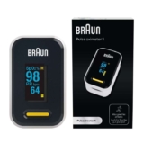 Braun Pulse Oximeter 1, Blood Oxygen Finger Monitor