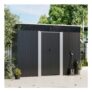 Breeins Sliding Door Metal Storage Shed