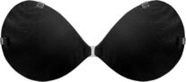 Bresdk Klebe BH Push Up Invisible Strapless Reusable Sticky Bra Backless Strapless Bra for Wedding Dress, Evening Dress, Party