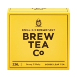 Brew Tea Co – English Breakfast Loose Leaf Tea – Strong and Malty – 226g