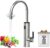 Briwellna Instant Electric Hot Water Tap 220V Stainless Steel, 360 Swivel Spout & Universal Nozzle – Flexible Cold/Hot Mix