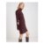 Brown Cosy Long Sleeve High Neck Mini Dress