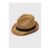 Brown Plait Yarn Trilby Hat