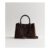 Brown Snakeskin Effect Faux Leather Tote Bag