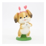 Brown Valentines Dog Ornament 23x13cm