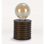 Brown Wooden Bulb Lamp – Free C&C