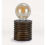 Brown Wooden Bulb Lamp – Free C&C