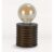 Brown Wooden Bulb Lamp – Free C&C