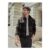 Brown Wool Rich Checked Borg Collared Jacket