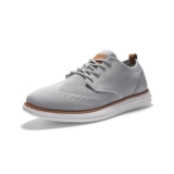 Bruno Marc Mens Lace-up Breathable Knit Oxford Shoes, Grey