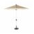 Brushed Aluminium Parasol 2.5m