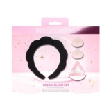 Brushworks Dream Blend Set Black: Headband, Foundation Drops, Powder Puffs