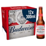 Budweiser Lager Beer 12 X 300ml