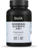 Bulk Magnesium Glycinate 3-in-1 Complex 1800mg High Absorption Triple Strength Magnesium, Vegan 90 Tablets