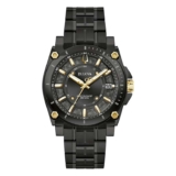 Bulova Icon Mens Black Dial & Black Stainless Steel Bracelet 40mm Watch