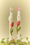 Bunny Taper Candles, Set of 2