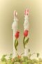 Bunny Taper Candles, Set of 2