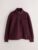 Burgundy Red Quarter Zip Borg Fleece (XS – 3XL)