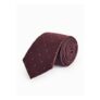 Burgundy Spot Printed Tie One Size