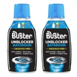 Buster Bathroom Drain Unblocker (Pack of 2 x 300ml) Fast-Acting Sink Unblocker – S&S £5.41