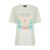 Butterfly Graphic Motif Cotton Jersey Crew Neck T-Shirt