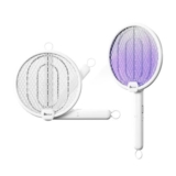 Buzzeap Foldable 3-in-1 Electric Mosquito Swatter UV Light