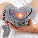 CAMBIVO 2 Pack Elbow Support for Men and Women, Tennis Elbow Brace Compression Sleeves for Weightlifting, Tendonitis Arthritis, Golf Elbow