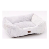 CELEBRITY PET Grey Faux Fur Cuddler Pet Bed 60x52cm