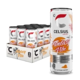 CELSIUS Sparkling Fantasy Vibe, Refreshing Energy Drink, 335ml (Pack of 12)