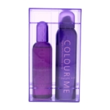 COLOUR ME Purple Womens Fragrance Gift Set, 100ml Perfume