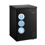 COMFEE 99L Black Freestanding Convertible Chest Freezer